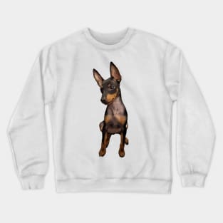 Manchester Terrier Puppy Dog Crewneck Sweatshirt